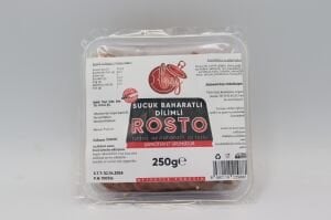 BekikYurt Sucuk Baharatlı Dilimli Rosto 250g