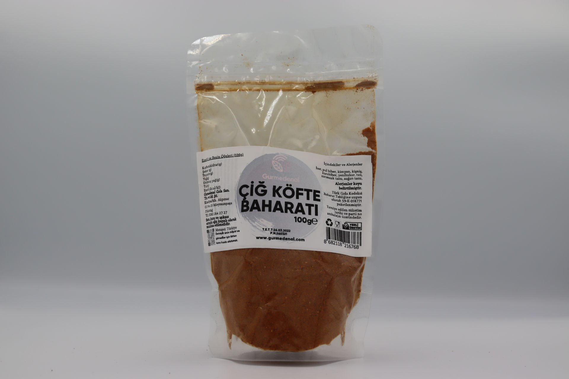 Çiğ Köfte Baharatı 100g